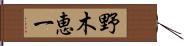 野木恵一 Hand Scroll