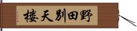野田別天楼 Hand Scroll