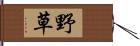 野草 Hand Scroll
