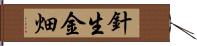 針生金畑 Hand Scroll