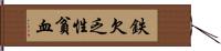 鉄欠乏性貧血 Hand Scroll