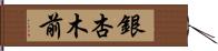 銀杏木前 Hand Scroll