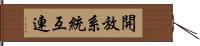 開放系統互連 Hand Scroll