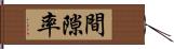 間隙率 Hand Scroll
