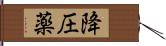 降圧薬 Hand Scroll