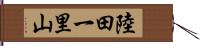 陸田一里山 Hand Scroll