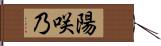 陽咲乃 Hand Scroll