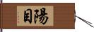 陽目 Hand Scroll