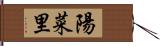 陽菜里 Hand Scroll