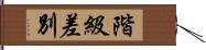 階級差別 Hand Scroll