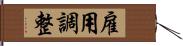 雇用調整 Hand Scroll