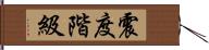 震度階級 Hand Scroll