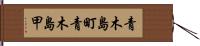 青木島町青木島甲 Hand Scroll