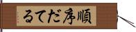 順序だてる Hand Scroll