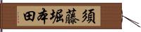 須藤堀本田 Hand Scroll