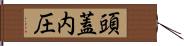 頭蓋内圧 Hand Scroll