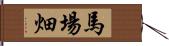 馬場畑 Hand Scroll