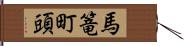 馬篭町頭 Hand Scroll