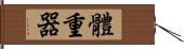 體重器 Hand Scroll