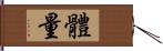 體量 Hand Scroll