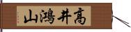 高井鴻山 Hand Scroll