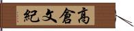 高倉文紀 Hand Scroll