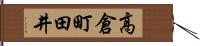 高倉町田井 Hand Scroll