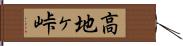 高地ヶ峠 Hand Scroll