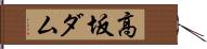 高坂ダム Hand Scroll