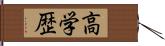 高学歴 Hand Scroll