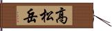 高松岳 Hand Scroll