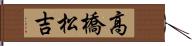 高橋松吉 Hand Scroll