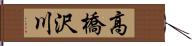 高橋沢川 Hand Scroll