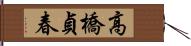 高橋貞春 Hand Scroll