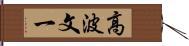 高波文一 Hand Scroll