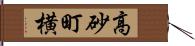 高砂町横 Hand Scroll