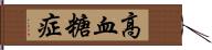 高血糖症 Hand Scroll