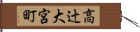 高辻大宮町 Hand Scroll