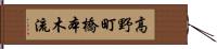 高野町橋本木流 Hand Scroll