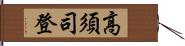 高須司登 Hand Scroll