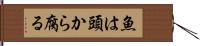 魚は頭から腐る Hand Scroll