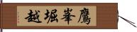 鷹峯堀越 Hand Scroll
