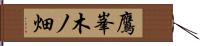 鷹峯木ノ畑 Hand Scroll