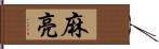 麻亮 Hand Scroll