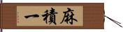 麻積一 Hand Scroll