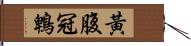 黃腹冠鵯 Hand Scroll