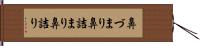 鼻づまり Hand Scroll