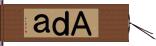 Ａｄａ Hand Scroll
