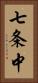 七条中 Vertical Portrait
