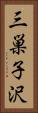 三巣子沢 Vertical Portrait
